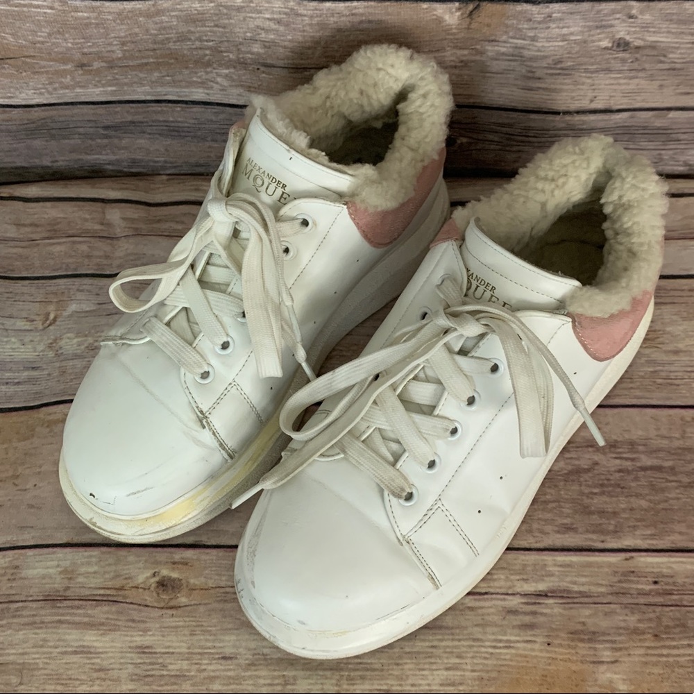 Alexander McQueen Shearling Lined Sneakers